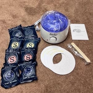 Wax Warmer Hair Removal Kit with 8 Hard Wax Beans